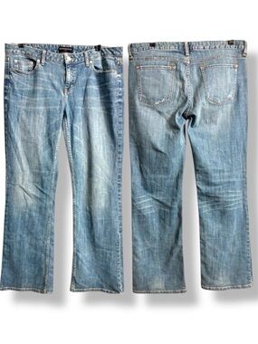👖 Banana Republic Bootcut Jeans Womens 12R 31 Stretch Medium Wash Denim GUC